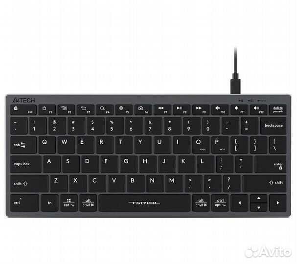Клавиатура A4Tech Fstyler FX51, серый