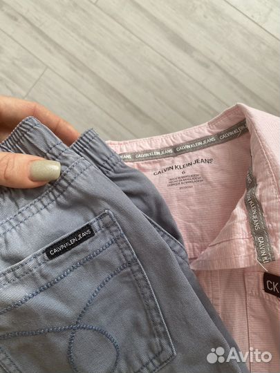 Рубашка и брюки Calvin Klein для мальчика 6 лет