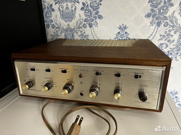 Усилитель ламповый, 1965г Scott lk-72-b