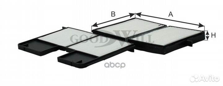 Фильтр салона AG5732KCF AG5732KCF Goodwill