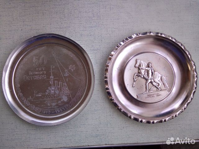 Декоративные тарелки СССР 60-е годы