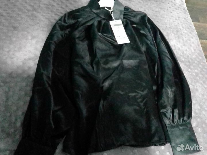 Блузка шёлковая резерверд