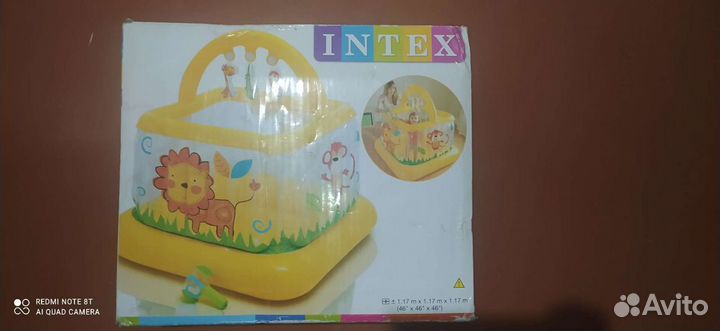 Надувной манеж