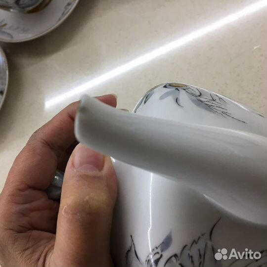 Чайный сервиз «Жемчужный» лфз СССР