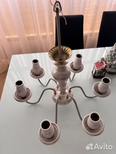 Люстра фарфоровая СССР