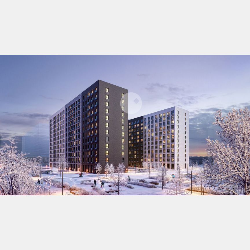 2-к. квартира, 57,7 м², 10/12 эт.