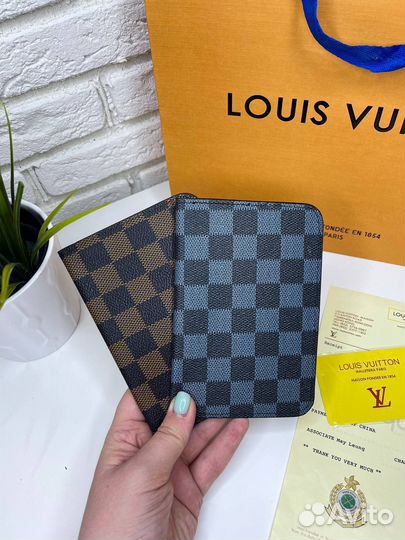 Обложка на паспорт louis vuitton картхолдер