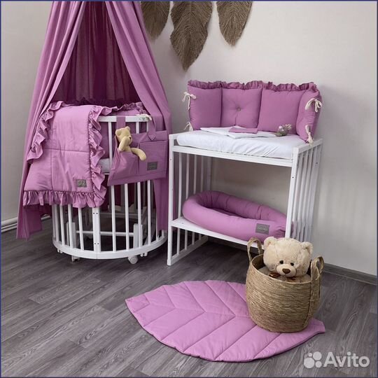 Бортики в детскую кроватку