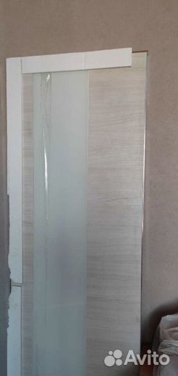 Новая дверь 60х200 скрытая + короб + петли + ручка