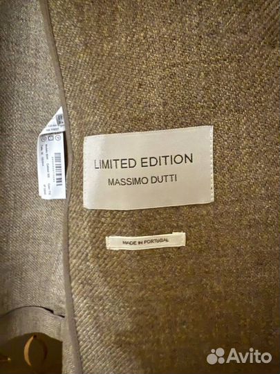 Пиджак massimo dutti limited edition 38 шерсть нов