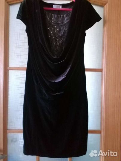 Платье бархат, 46