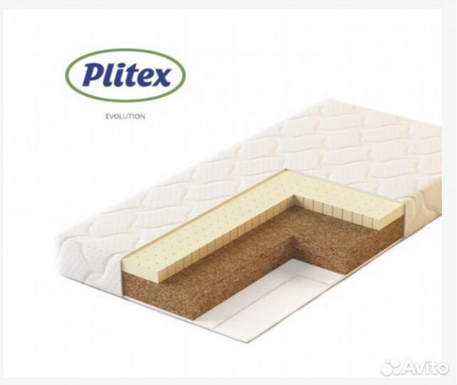 Матрас детский Plitex Кокосовый+латекс Комфорт-эли