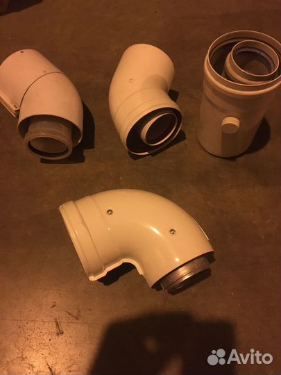 Удлинитель дымохода коакс. раструбн. 60/100 L 500