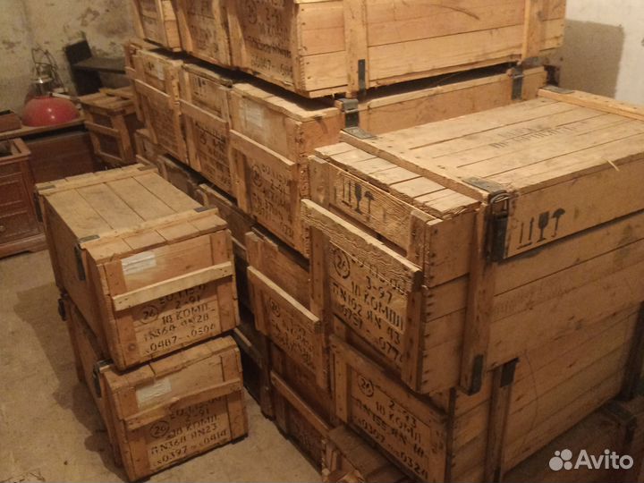 Ящик деревянный военный