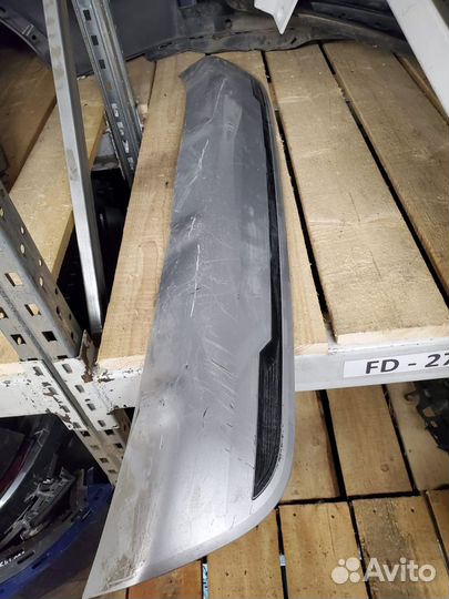 Накладка бампера заднего mitsubishi outlander 18 г