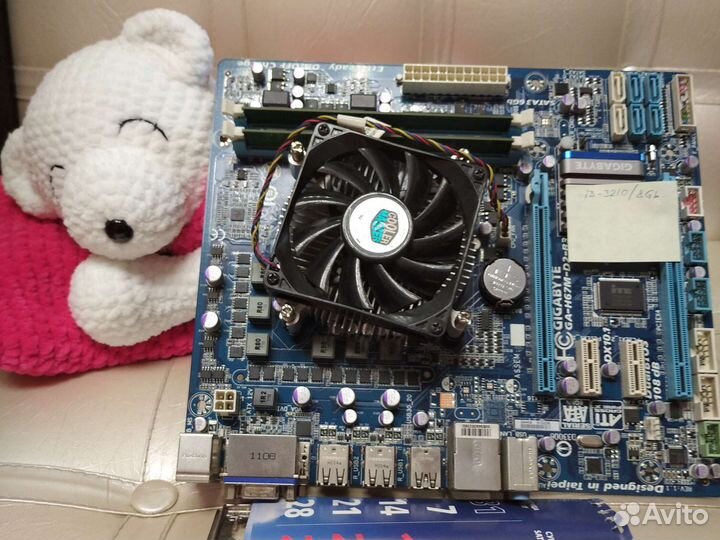 Материнская плата с процессором i3