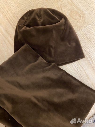 Шапка и снуд женский