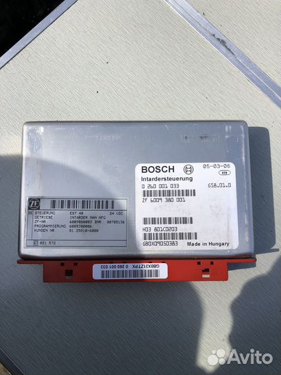 Эбу intarder MAN NFG