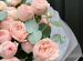 Букет пионовидных розовых роз