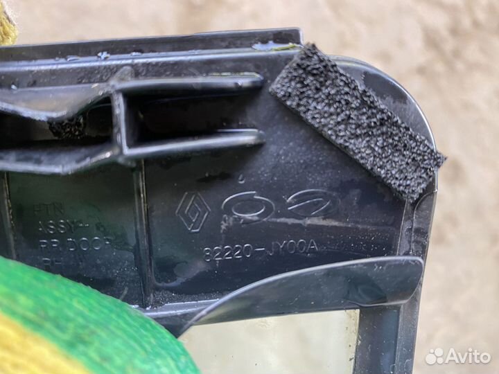 Стекло форточка зад Рено Колеос