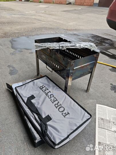 Мангал разборный походный, толщина стенок 0,9 мм