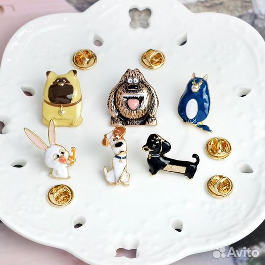 Значки на одежду, рюкзак Сабаки из мультфильма Тай