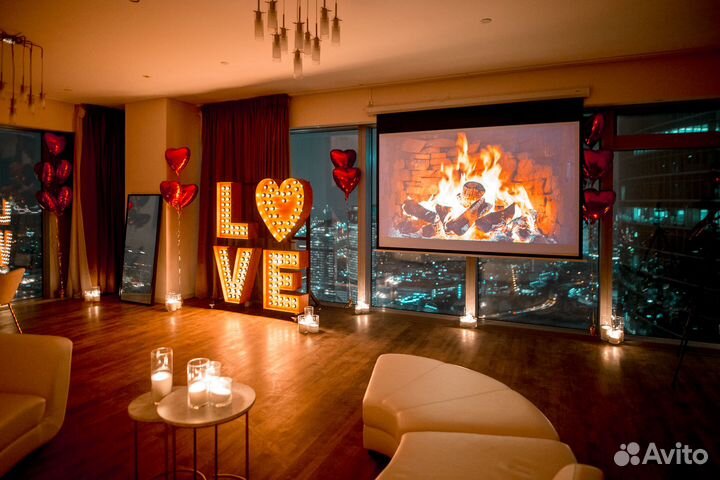 Аренда лофта на 55 этаже в Москва-Сити