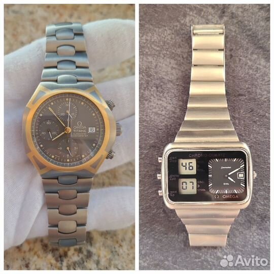 Omega Seamaster Polaris + Seamaster Chrono-Quartz