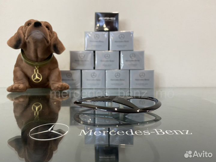 Эмблема звезда Мерседес Бенц на крышку багажника
