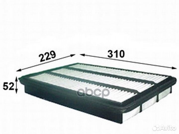 Nsii0012779830 Фильтр воздушный 0,62 A21194