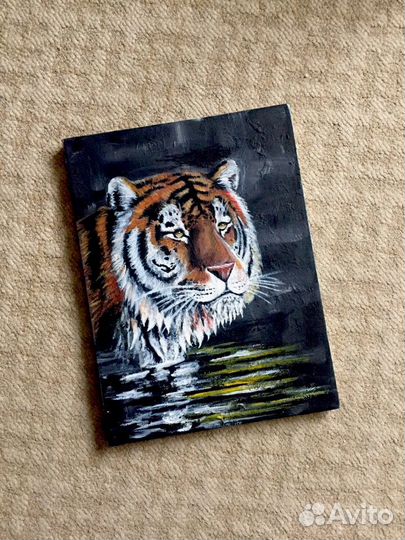 Картина маслом Тигр