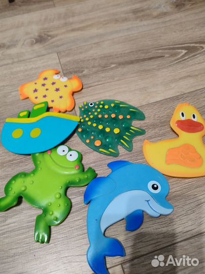 Мини коврики для ванной на присосках