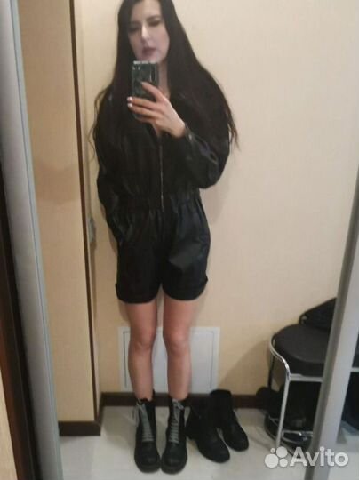 Комбинезон из экокожи