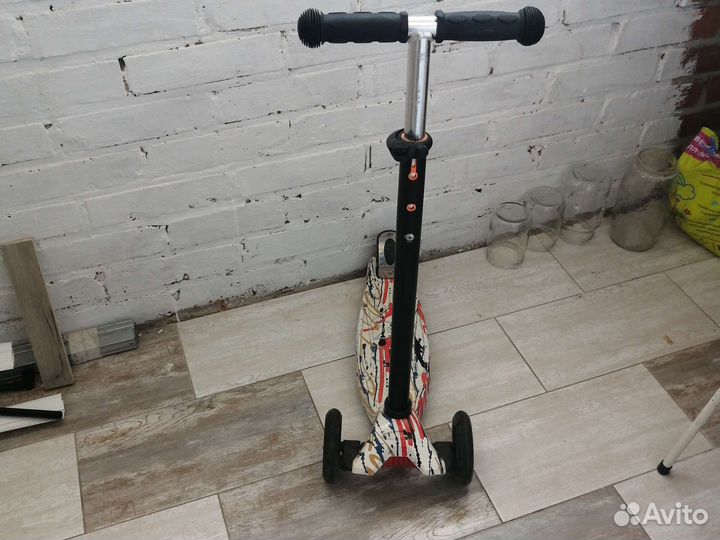 Самокат детский трехколесный бу