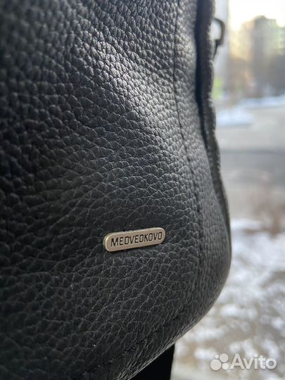 Мужской кожаный портфель Medvedkovo