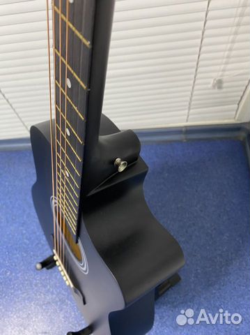 Гитара черная матовая новая объявление продам