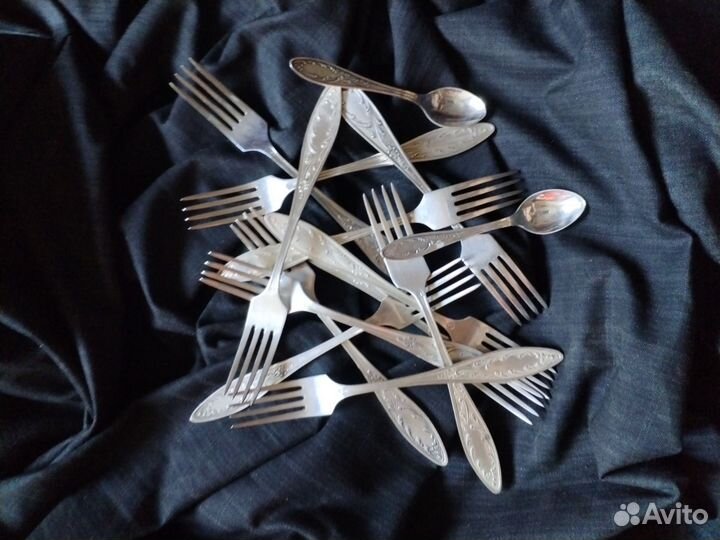 Ложки,вилки-мельхиор