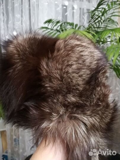 Шапка зимняя. Чернобурка