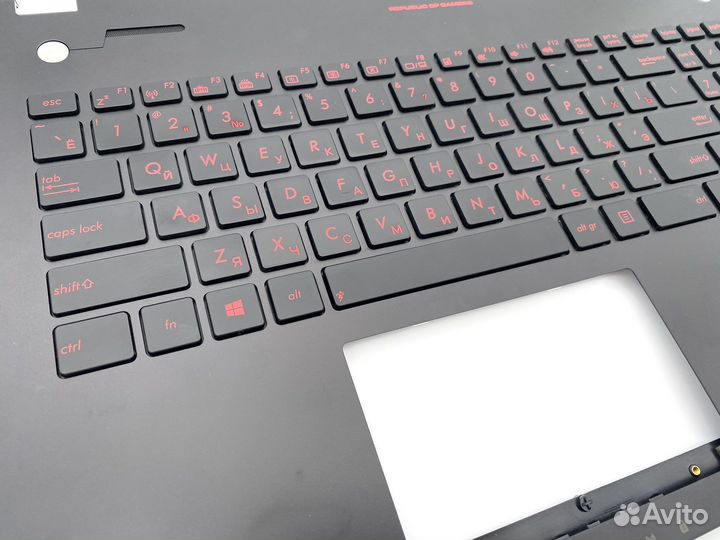 Топкейс (клавиатура) для ноутбука Asus G56J черный