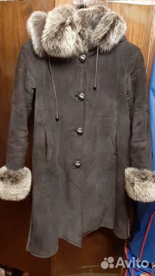 Дубленка натуральная женская 42 44