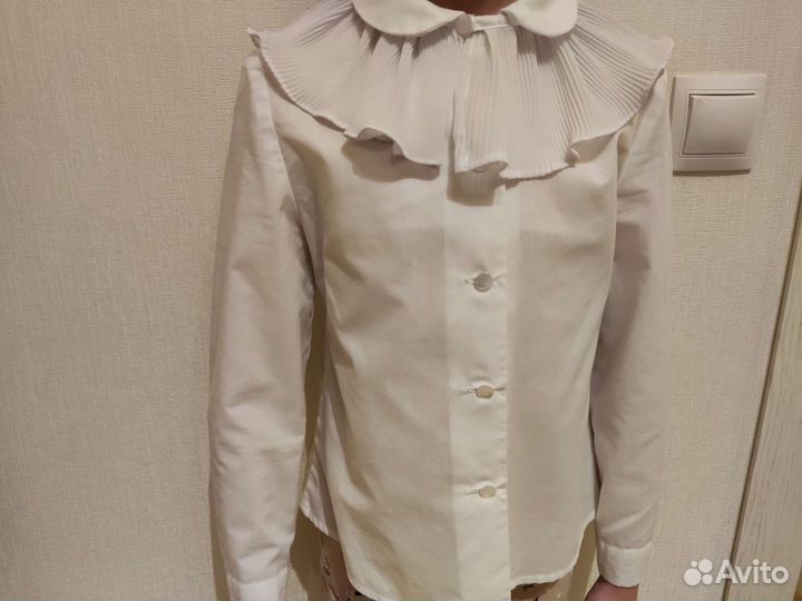 Блузка белая для девочек