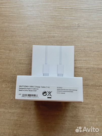 Зарядный кабель Apple iPad USB-C 1 метр (новый)
