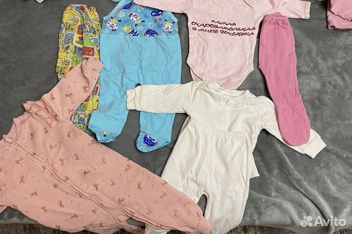 Пакет детских вещей 74-80