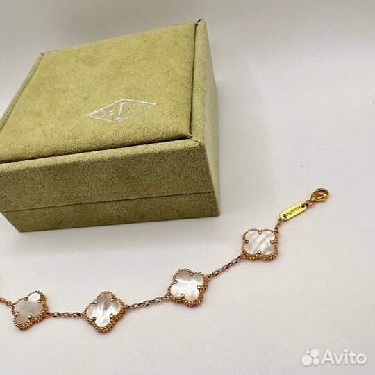 Van Cleef браслет,серьги,подвеска