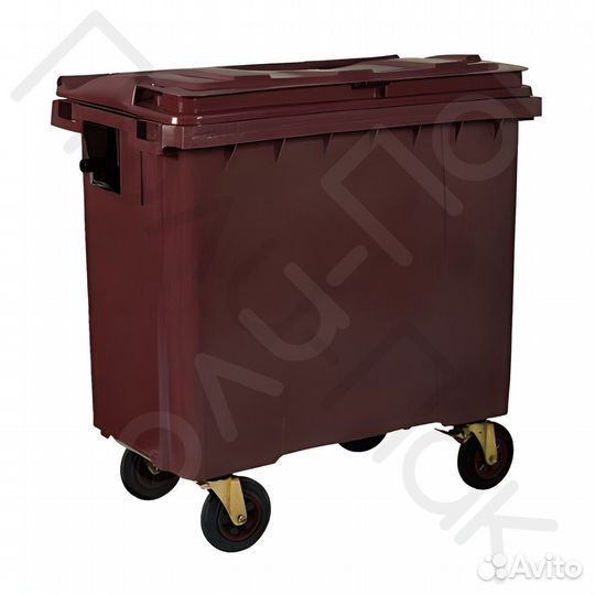 Бак мусорный пластиковый 770л R4125