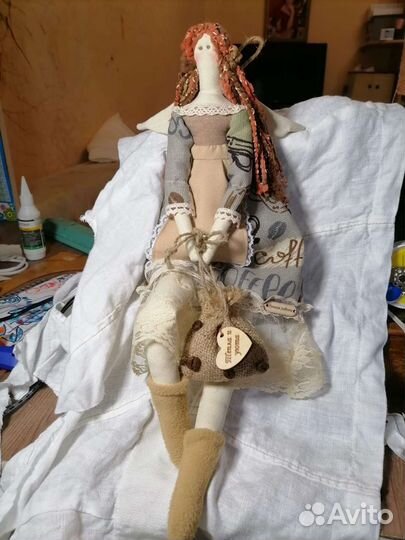 Интерьерная кукла тильда