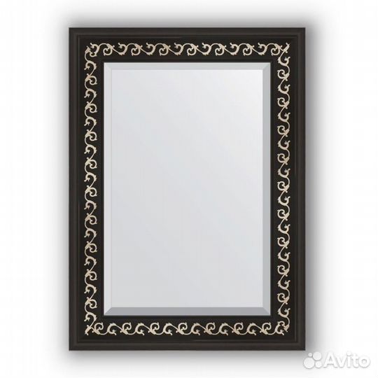 Зеркало Evoform Exclusive 75х55 Черный ардеко
