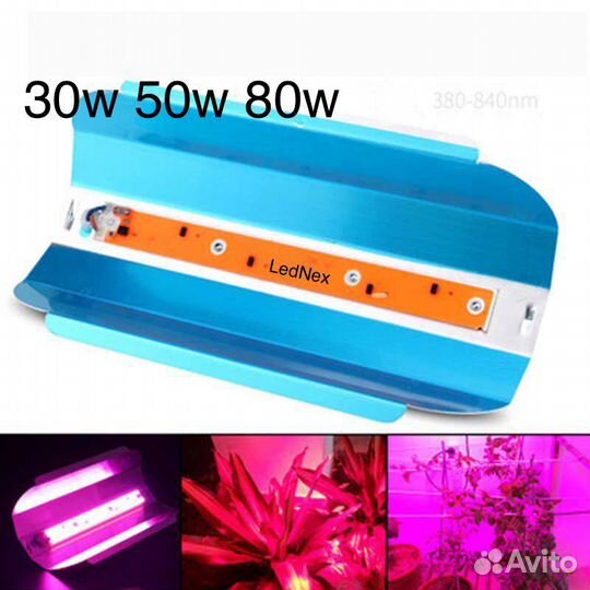 Фитолинейка для растений 20w 5R+1В IP20. Фито