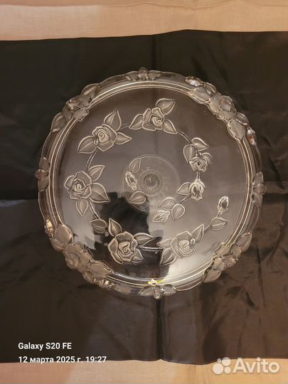 Хрустальна подставка для диссерта