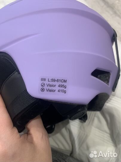 Шлем горнолыжный женский новый